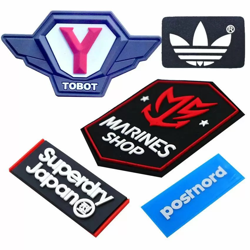 Custom Soft PVC Patches & Rubber Labels